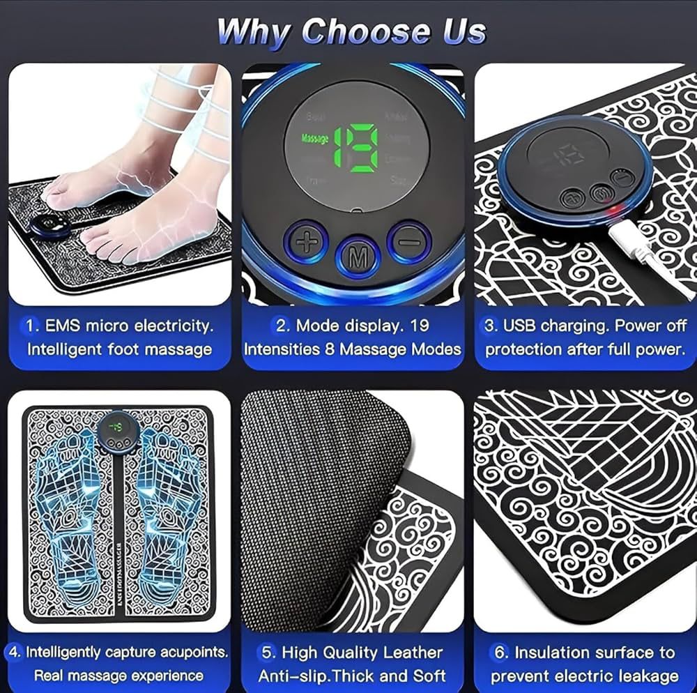 EMS Portable Electric Foot Massager